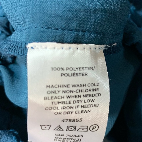 Ann Taylor Factory Textured Blouse Sheer Sleeves S - Picture 5 of 8